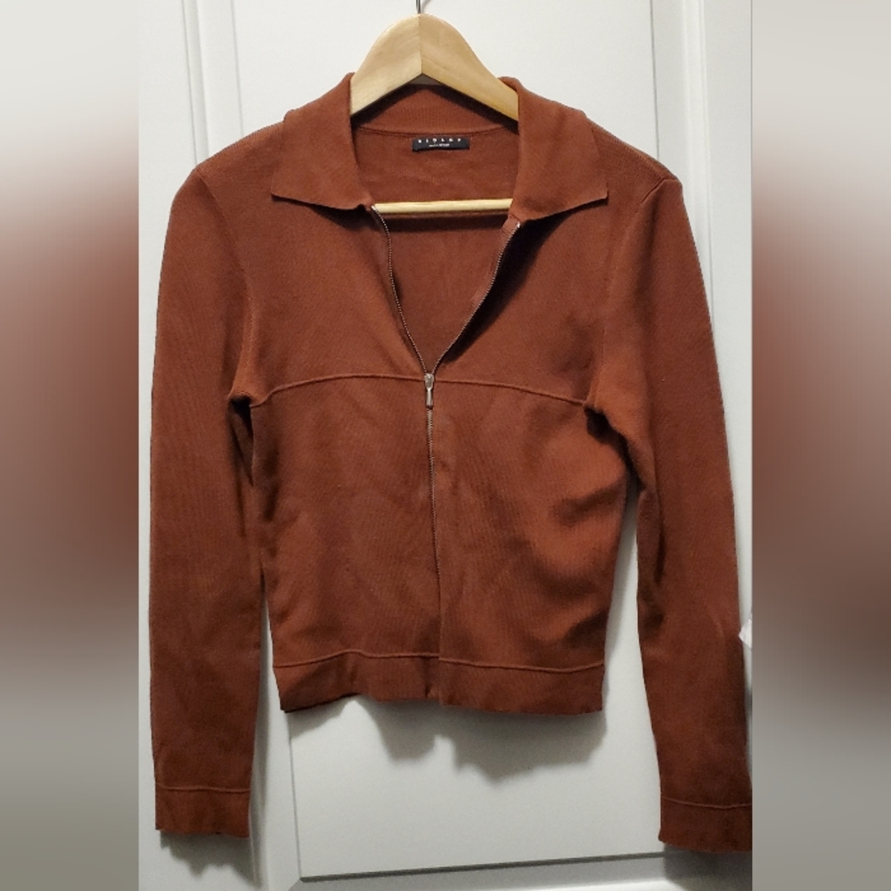 Sisley zipper cardigan